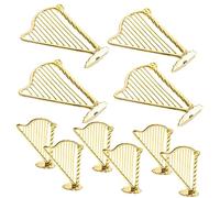 Sosoport Lot de 10 Décorations Miniatures Instruments de Musique pour Noël Ornements Suspendus Éléphants en Résine Décorations de Sapin Élégantes Accessoires de Noël