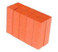 Sosoport Lot De 10 Limes à Ongles Blocs Polissoirs En Éponge Haute Élasticité Orange, Compactes, Pour Manucure Et Pédicure Professionnelle, Outil Pratique Pour Femmes à Domicile