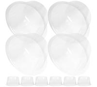 Sosoport Lot de 10 Supports Intérieurs pour Casquettes de Baseball, Façonneurs Pvc Résistants et Légers Taille M, Porte-chapeaux Compacts pour Rangement à Domicile ou Magasin