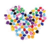 Sosoport Lot de 100 Boules de Chat Assorties de 20 Mm pour Jouets Artisanaux Et Idées de Décoration pour La Maison