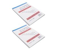 Sosoport Lot de 2 Carnets de Factures pour Petites Entreprises Bloc-Notes de Reçus Multi-Usages Suivi des Commandes Gestion Professionnelle des Achats et Comptabilité Format Pratique
