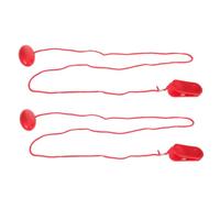 Sosoport Lot De 2 Clés De Rechange Universelles pour Tapis De Course Aimantées pour Tapis De Course Arrêt Clip De Sécurité Rouge