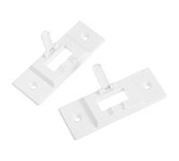 Sosoport Lot de 2 Couvre-interrupteurs de Sécurité Blancs, Protection Garçon et Filles Anti-électrocution, Compatibles Plaques Murales Standard, Installation avec 4 Vis Incluses,