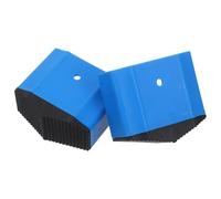 Sosoport Lot de 2 Embouts Antidérapants pour Pieds D’Échelle Pliable 52 MM en Caoutchouc Bleu Protections de Rechange pour Escabeau Patins Stables pour Chantier et Usage Domestique