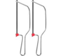 Sosoport Lot de 2 Mini à Main 15 CM en Fil D’Acier pour Bricolage et Modélisme Arc de Scie Polyvalent Outil Léger et Précis pour Travail du Bois et Loisirs Créatifs