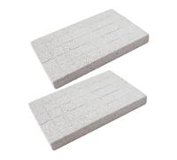 Sosoport Lot De 2 Patins À pour Lapin : Lime À Ongles en Pierre De Lave Naturelle pour Petits Animaux ; Surface À Gratter pour Griffes Et L'enrichissement