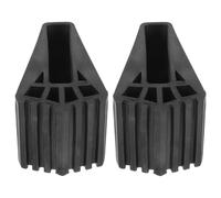 Sosoport Lot de 2 Patins Antidérapants en Caoutchouc Noir pour Pieds d'Échelle Protection Élargie et Résistante à L'Usure Accessoires pour Échelle Sécurisant Sols et Stabilité