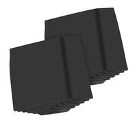 Sosoport Lot de 2 Patins Antidérapants en Caoutchouc pour Pieds D’Échelle Pliable Taille 2X4 CM Protection Noire Résistante Accessoires Sécurisés pour Escabeau Domestique et Usage