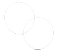 Sosoport Lot de 2 Ressorts de Serrage pour Joint de Porte de Lave-linge 36 Cm, Bague de Retenue en Acier Inoxydable, Accessoire Compatible pour Machine à Laver à Chargement Frontal, Pince