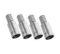 Sosoport Lot de 2 set de Embouts Adaptateurs Filetés en Aluminium 22 MM pour Manche à Balai Connecteur Compatible Poteaux Fer Aluminium et Bois Pièces de Rechange Solide pour Nettoyage