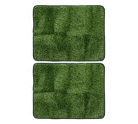 Sosoport Lot de 2 Tapis de Propreté pour Chiens en Gazon Artificiel Lavable, Absorbant et Réutilisable, Format M 46 X 58,5 Cm, pour Intérieur et Balcon, Tapis D’Apprentissage
