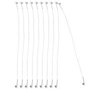 Sosoport Lot de 20 Fils de Rechange en Acier Inoxydable 14 Cm pour Coupe fromage 6 Pouces, Fil à Couper le Fromage Solide, Compatible Trancheuse à et Beurre, Usage Domestique