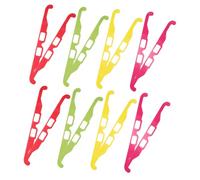 Sosoport Lot De 20 Lunettes De Diffraction 3D Arc-En-Ciel Kaléidoscope Réfraction Effet Cœur Monture En Carton Papier