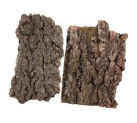 Sosoport Lot De 3 Plateformes pour Reptiles Cachette en Liège Décoration pour Lézard Fournitures pour Animaux De Compagnie Cabane À Barbe De Dragon Terrarium 2 Pièces X 3