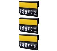 Sosoport Lot de 3 Porte-étiquettes de Prix Suspendus pour Fruits et Légumes, Support Léger et Compact, Étiquettes Réinscriptibles pour Supermarché, Présentoir Pratique pour Affichage