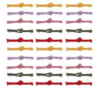 Sosoport Lot de 30 Boutons de Vêtement Chinois en Satin, Forme un Mot, Style Ethnique Unique, Ne Tombe Pas du Fil, Large Gamme D'utilisations pour Couture Couleur Aléatoire Plusieurs styles