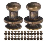 Sosoport Lot de 30 Mini Boutons de Meuble Vintage en Alliage de Zinc, Poignées de Tiroir Petit Format pour Boîtes à Bijoux, Finition Bronze Antique, Quincaillerie pour Armoires et