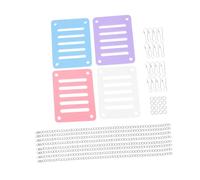 Sosoport Lot De 4 Balançoires pour Hamster Planche De Saut en Plastique Jouet pour Cage Danimaux Jouet pour Petits Animaux
