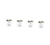 Sosoport Lot De 4 Banderoles D'Anniversaire « Le Drapeau De La Forêt » Pour Décorations D'Anniversaire De Mois Et De Demi-Anniversaire Bannières Photo D'Anniversaire