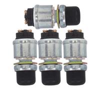 Sosoport Lot De 4 Boutons Poussoirs De Démarrage 12 V 50 A Étanches Momentanés Résistants Aux Intempéries Pour Klaxon Moteurs Voitures Camions Tracteurs Bateaux