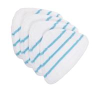 Sosoport Lot de 4 Lingettes Triangulaires pour Balai Vapeur Microfibre Lavable Réutilisable Accessoires Haute Résistance pour Nettoyage Précis Sols Multi-Surfaces Parquet et Carrelage