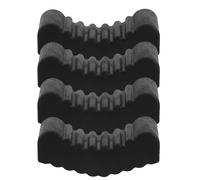 Sosoport Lot de 4 Patins de Support de Cric en Caoutchouc Épais 3 Tonnes, Coussinets Amortisseurs Antidérapants pour Cric Automobile, Accessoires de Levage Stables pour Réparation