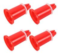 Sosoport Lot de 4 Pieds Universels Orange pour Balances Électroniques, Accessoires pour Plateau de Pesée, Supports Stables Compatibles Plusieurs Marques, pour Usage Industriel