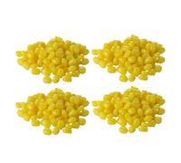 Sosoport Lot de 400 Appâts Artificiels Flottants en Plastique Jaune Leurres Souples de Simulation de Maïs Pêche à la Carpe Silure en Eau Douce Perles Réalistes Résistantes et Légères