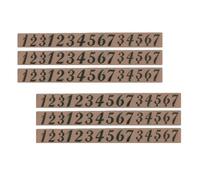 Sosoport Lot de 6 Feuilles D'autocollants pour Tambour à Langue, Papier Amovible, Accessoire Créatif pour Apprentissage Musical des Débutants Garçon et Filles