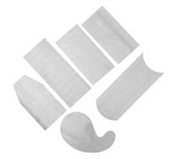 Sosoport Lot de 6 Racloirs en Acier au Manganèse 65 Trempé Haute Dureté Outils Travail du Bois Brunissoirs Multifonctions pour Polissage et Raclage Ensemble Professionnel pour