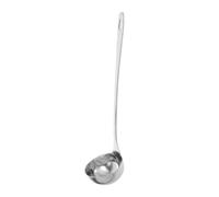 Sosoport Louche à Sauce avec Bec Verseur en Acier Inoxydable, Grande Cuillère de Service, Long Manche, Pour Maisons et Restaurants, pour Servir Soupe et Sauce