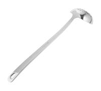Sosoport Louche à Soupe Acier Inoxydable Épaisse et Profonde Écumoire Ergonomique Multifonction pour Cuisine Maison et Professionnelle