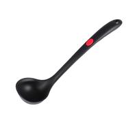 Sosoport Louche Silicone Noire Résistante Chaleur pour Cuisine Ustensile Antiadhésif Ergonomique Adapté Maison et Restaurant