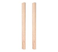 Sosoport Manches de Rechange pour Haches en Bois Naturel 40 Cm, Lot de 2 Poignées Solide et Compatibles, Accessoire pour Remplacement D’Outil de Jardinage et Travail du Bois
