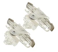 Sosoport Manette de Jeu Mobile Transparente Modèle 9 Paire de Gâchettes pour Smartphone 47-65 Pouces Poignée de Jeu Précise pour Tir Smartphone Ergonomique