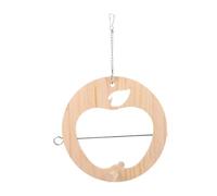 Sosoport mangeoire à Oiseaux en Bois mangeoire à Foin Manger Animal de Compagnie Jouer Chardon Bien-ãªtre Bird Feeder jouyet Fourniture d'oiseau brochette de Fruits Oiseaux Acier Inoxydable
