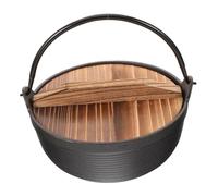 Sosoport Marmite Sukiyaki En Fer De Style Marmite Multi-usages Pour Soupe Ramen Nouilles Instantanées Robuste Non Lavable