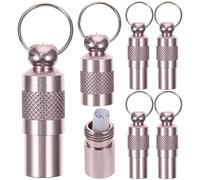 Sosoport Médailles Didentification en Aluminium pour Chiens Et Chats 6 Pièces avec Informations Personnelles pour Une Fixation Facile
