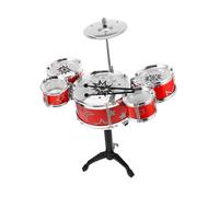 Sosoport Mini Kit de Batterie pour Garçon et Filles Jouet Musical Taille Adaptée Développement Rythmique Ensemble Éducatif Expérience Musicale Authentique Tout-Petits