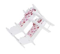 Sosoport Mini Meubles Modèles De Lits Superposés Meubles De Maison De Poupée Accessoires De Maison De Poupée Meubles De Maison De Poupée Lit De Maison De Poupée Lit De Jeu Lit De