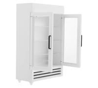 Sosoport Mini Réfrigérateur Réfrigérateur Miniature pour Maison De Poupée - Réfrigérateur À L'Échelle 1/12 - Mini Meuble - Glacière À Boissons - Ornements Miniatures pour