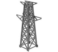 Sosoport Modèle Réduit en Plastique Stable et Résistant Miniature 1:200 de Tour Électrique pour Accessoires de Train et Construction de Maquettes Architecturales