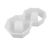 Sosoport Moule à Béton en Plastique 40x20x6 Cm pour Pavés de Jardin de 8, Résistant aux Intempéries, pour Allées, Terrasse et Pelouse, Moules en Ciment Réutilisables pour Aménagement