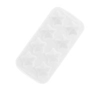 Sosoport Moule à Glaçons Silicone Étoile Cavités Moule Bricolage Décoratif Réutilisable Facile à Nettoyer Matériau Sûr et Flexible pour Glace et Artisanat