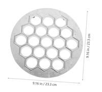 Sosoport Moule à Raviolis Alliage Aluminium Robuste Outil Manuel pour Ravioli Wontons et Dumplings Pressage Rapide et Réutilisable pour