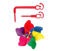 Sosoport Moulinet de Guidon Fantaisie pour Vélo et Trottinette Garçon et Filles Ensemble Pales Pré-Installées Accessoire Décoratif Rotatif Garçon Fille Fête et Présent