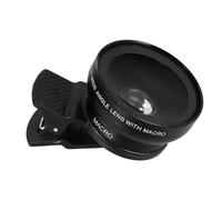 Sosoport Objectif Clip pour Téléphone Portable Kit Super Grand Angle et Macro Compatible la Plupart des Smartphones Compact et Léger pour Photographie Voyage et Usage Quotidien Couleur