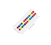 Sosoport Onglets Adhésifs Alphabet Colorés 10 Feuilles Marque-Pages Autocollants pour Bloc-Notes Index Pages Plastifiés Étiquettes Index Pratiques pour Bureau et École