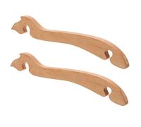 Sosoport Outil de Poussée-traction pour Four en Bois, Lot de 2 Pièces, Poignée Longue, Accessoire pour Grille de Friteuse à Air et Grille, Protection Anti-brûlure, Ustensile la Cuisine