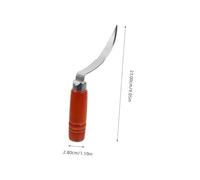 Sosoport Outil Ouverture et Éplucheur de Noix de Acier Inoxydable avec Manche Grattoir à Viande de pour Cuisine Prise Confortable et Sécurité Renforcée
